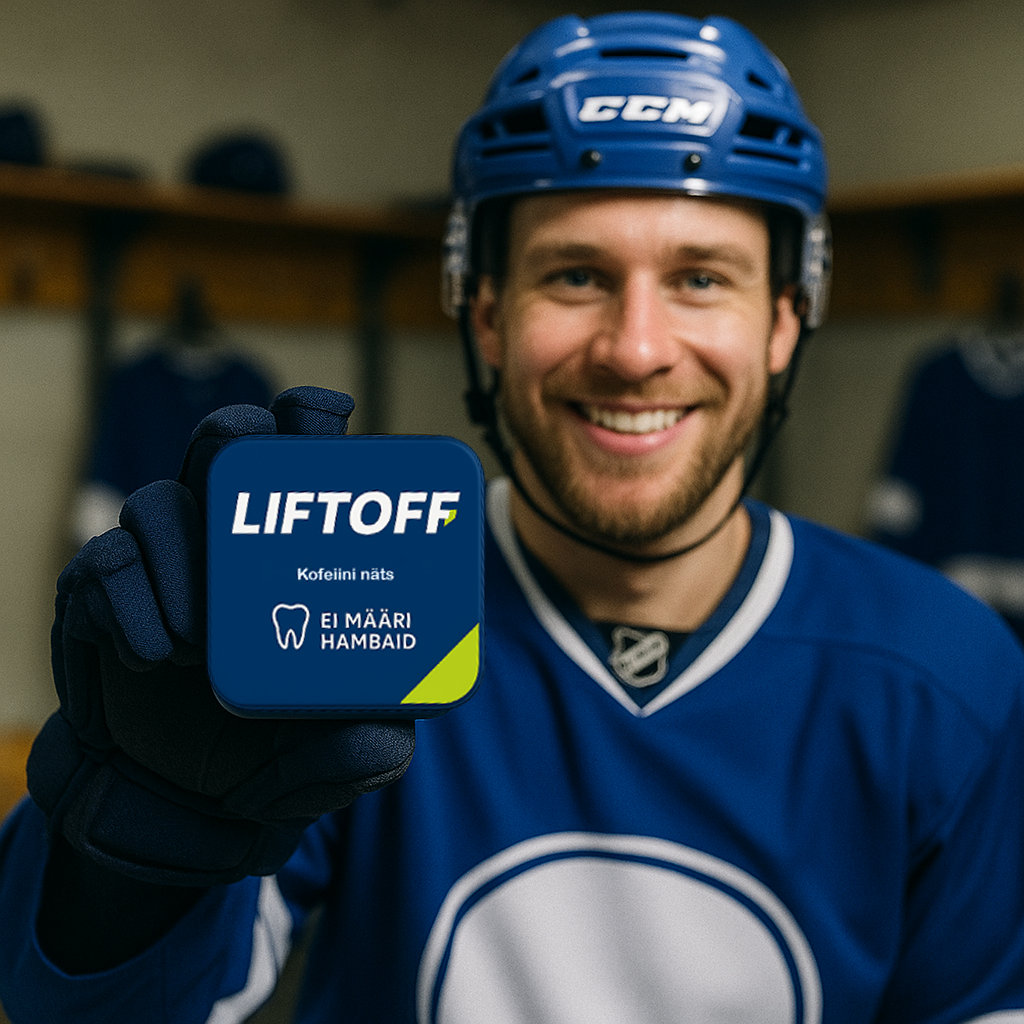 Athlete using LiftOff during sports activity